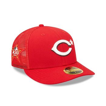 时尚mlb羽绒服男装, New Era | Men's Red Cincinnati Reds 2022 MLB All-Star Game Workout Low Profile 59FIFTY Fitted Hat商品图片 
