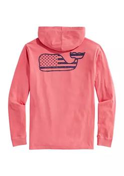 Vineyard Vines价格, Vineyard Vines | Long Sleeve Whale Graphic Hooded T-Shirt商品图片 6折