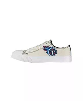 FOCO | Women's Cream Tennessee Titans Low Top Canvas Shoes,商家Macy's,价格¥449