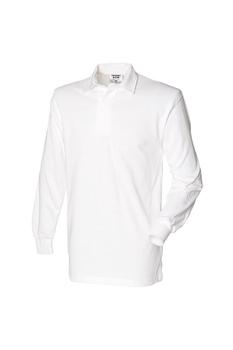 the row帆布鞋, Front Row | Front Row Mens Long Sleeve Sports Rugby Shirt商品图片 8.2折