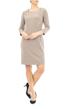 Nina Leonard | Faux Pearl Embellished Sheath Dress商品图片,4.4折起
