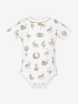 Atelier Choux | Atelier Choux Baby Carousel Onesie in White,商家Childsplay Clothing,价格¥360