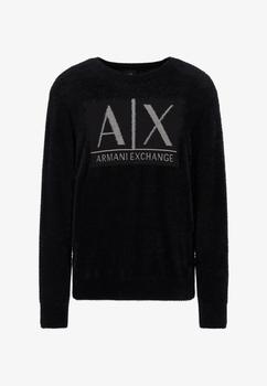 Armani Exchange | ARMANI EXCHANGE Sweaters Black商品图片,7.4折×额外9折, 额外九折