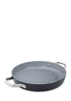 Greenpan | Valencia Pro Magneto 11-inch Ceramic Non-Stick Round Grillpan with 2 Side Handles商品图片,