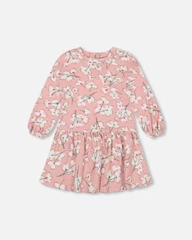 Deux par Deux | French Terry Dress Pink Jasmine Flower Print,商家Premium Outlets,价格¥596