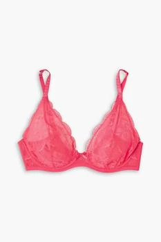 L'Agent by Agent Provocateur | Bernie Leavers lace and tulle underwired bra 5.0折