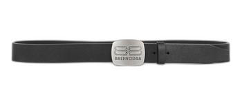 巴黎世家腰带代购, Balenciaga | Balenciaga BB Logo Engraved Buckle Belt商品图片 9.6折