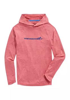 美国Vineyard Vines, Vineyard Vines | Marlin Sport Long-Sleeve Harbor Performance Hoodie T-Shirt商品图片 