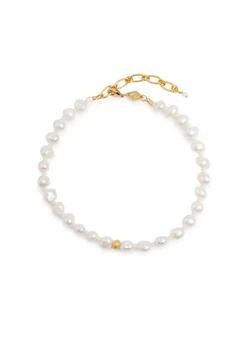 Anni Lu | Stella Pearly 18kt gold-plated anklet 独家减免邮费