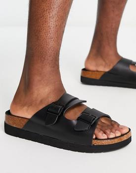 product New Look buckle sandals in black image