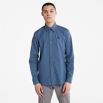 Timberland | Lightweight Flannel Shirt for Men in Navy商品图片,