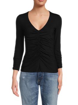 Bailey 44是什么牌子, Bailey 44 | Pia Ruched Jersey Top商品图片 3.9折