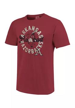 推荐NCAA Arkansas Razorbacks Ribby Logo Baseball Graphic T-Shirt商品
