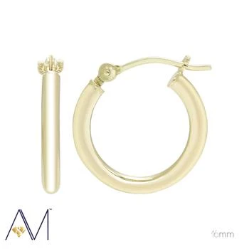 A&M | 14k Gold Lightweight 2mm Hoop Earrings,商家Premium Outlets,价格¥504