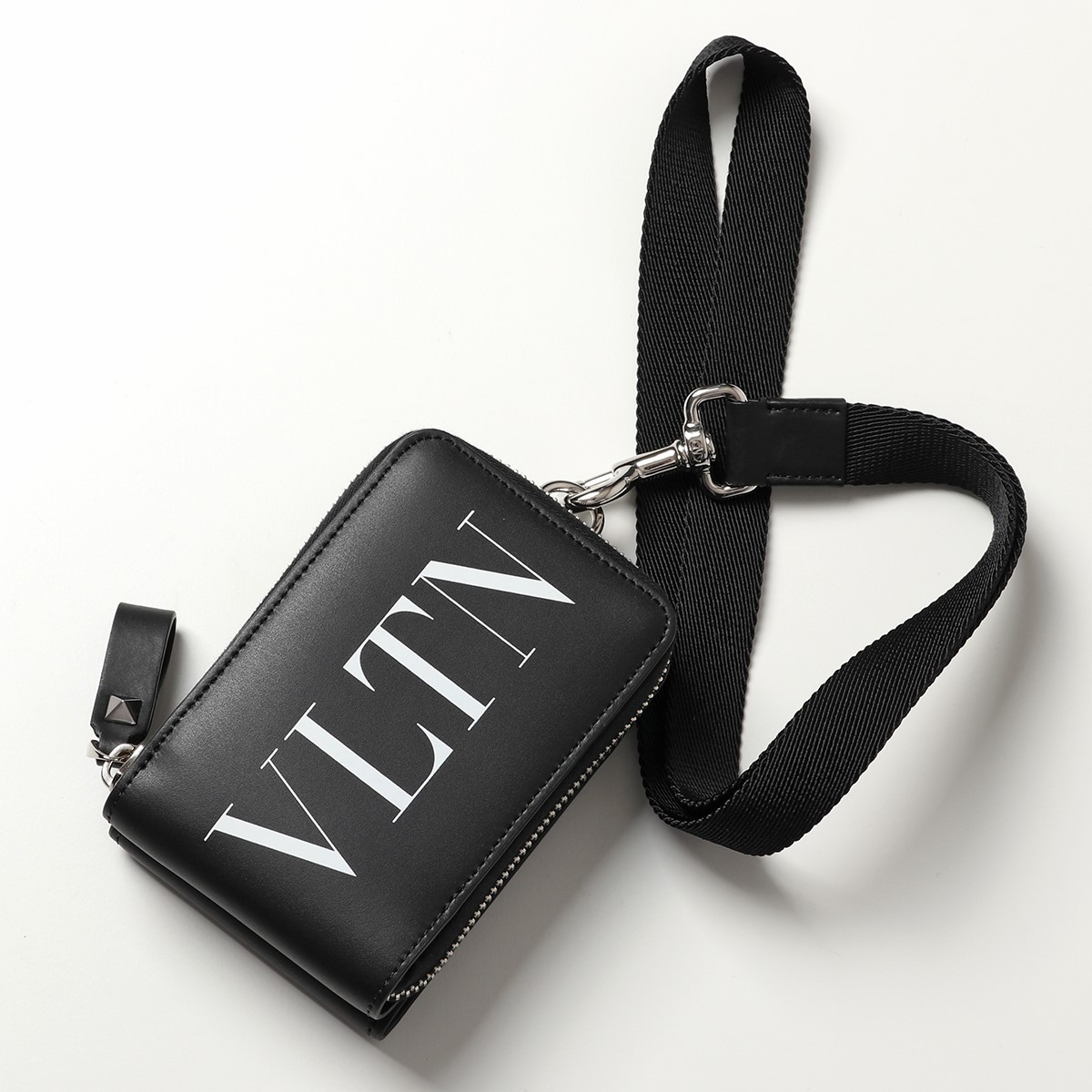 valentino包男包, Valentino | VALENTINO 男黑色男士零钱包 VY2P0S41-JBS-0NO商品图片 独家减免邮费