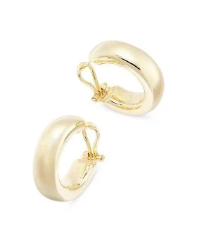 Bloomingdale's | Polished Wide Hoop Earrings in 14K Yellow Gold,商家Bloomingdale's,价格¥15655