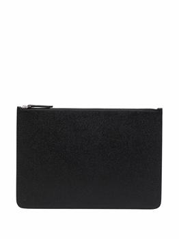 Strathberry Women's S Cabas - Grain Leather Shoulder Bag - Black - Vanilla  Edge/Stitch