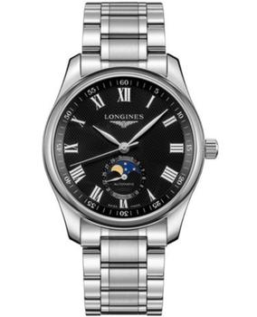 更多longines master, Longines | Longines Master Collection Moonphase Black Dial Stainless Steel Men's Watch L2.909.4.51.6商品图片 7.1折