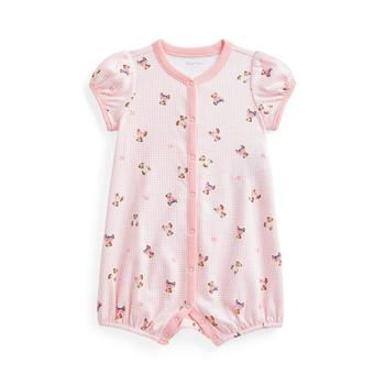 商品Ralph Lauren | Polo Bear Interlock Bubble Shortall (Infant),商家Zappos,价格¥185图片