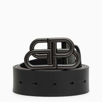 商品Balenciaga | Black leather BB belt,商家The Double F,价格¥1999图片