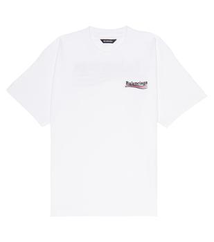 Balenciaga | 刺绣棉质T恤商品图片,