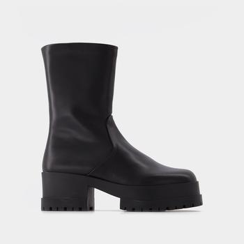 推荐Wilmer Boots in Black Leather商品