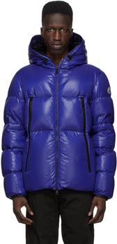 moncler羽绒服是什么牌子, Moncler | Blue Down Baronnies Jacket商品图片 