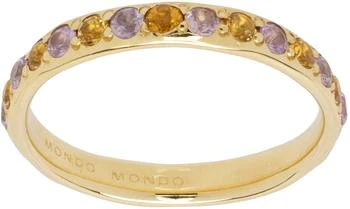 Mondo Mondo | Gold Amador 3mm Pave Ring,商家SSENSE,价格¥11535