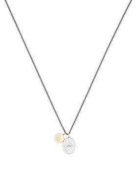 商品Miansai | Mini Dove Sterling Silver & 18K Yellow Gold Pendant Necklace,商家Bloomingdale's,价格¥984图片