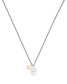 Miansai | Mini Dove Sterling Silver & 18K Yellow Gold Pendant Necklace,商家Bloomingdale's,价格¥1086