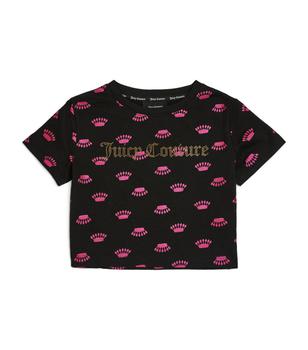 Juicy Couture | Embellished Logo Crown T-Shirt (3-16 Years)商品图片,