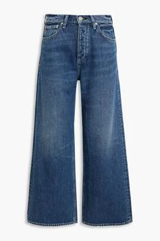 Rag & Bone | Andi cropped high-rise wide-leg jeans,商家THE OUTNET US,价格¥580