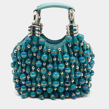 chloe tote真假, [二手商品] Chloé | Chloe Blue Canvas Embellished Hobo商品图片 9.2折, 满1件减$100, 满减