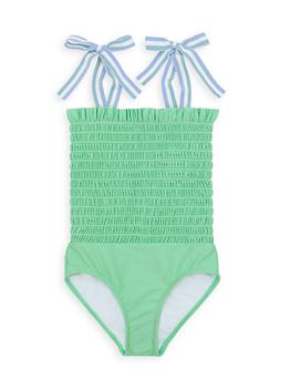 商品Minnow Swim | Baby's, Little Girl's & Girl's One-Piece Smocked Swimsuit,商家Saks Fifth Avenue,价格¥473图片