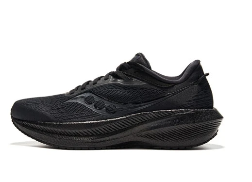 Saucony | Saucony Triumph 21 胜利 轻便舒适马拉松 低帮 训练跑步鞋 男款 黑色,商家WORICH RACK,价格¥828