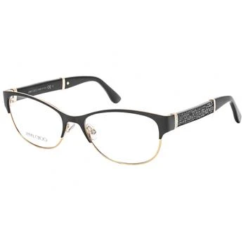 Jimmy Choo | Jimmy Choo Women's Eyeglasses - Clear Lens Matte Black/Gold Glitter | JC 180 017J 00 1.5折×额外9折x额外9.5折, 独家减免邮费, 额外九折, 额外九五折