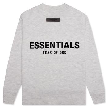 推荐Fear of God Essentials Kid's Core L/S Tee - Light Oatmeal商品