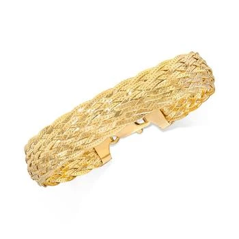 Giani Bernini | Braided Link Bracelet in 18k Gold-Plated Sterling Silver, Created for Macy's,商家Macy's,价格¥1674