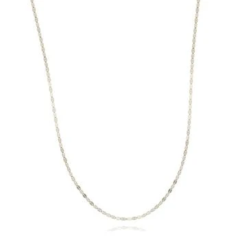 Macy's | 14K White Gold or  Rose Gold Flattened 16" Chain,商家Macy's,价格¥1487
