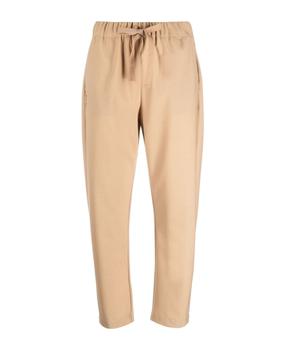 SEMICOUTURE | Camel Brown Virgin Wool Trousers商品图片,