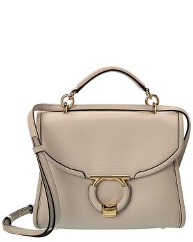 旅行菲拉格慕包, Salvatore Ferragamo | Salvatore Ferragamo Margot Small Leather Satchel商品图片 7.4折