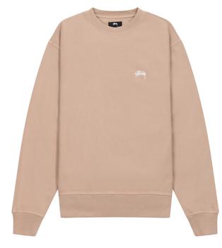 stussy卫衣直邮, STUSSY | stock logo hoodie beige商品图片 