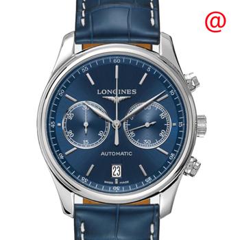 longines master, Longines | Master Chronograph Automatic Blue Dial Mens Watch L2.629.4.92.0商品图片 7.4折