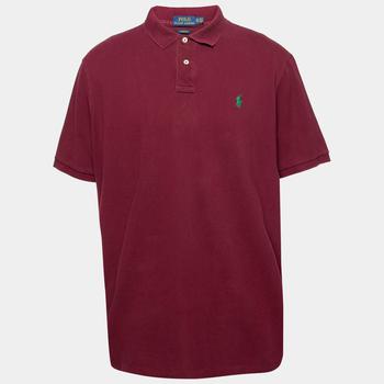推荐Polo Ralph Lauren Burgundy Cotton Pique Classic Fit Polo T-Shirt XXL商品