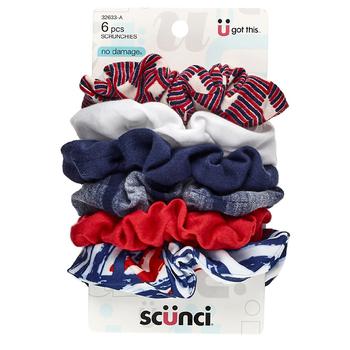 商品Scunci | No Damage Knit Scrunchies in Solids and Prints,商家Walgreens,价格¥44图片