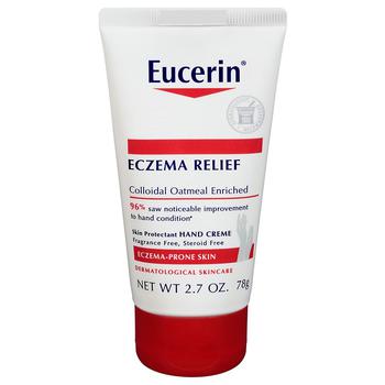 Eucerin | Eczema Relief Hand Creme商品图片,满$60享8折, 满$80享8折, 满折
