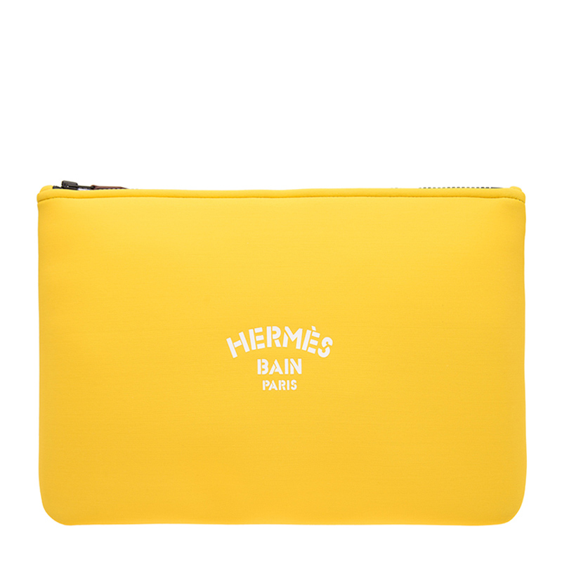 爱马仕包, Hermes | Hermès 爱马仕 白色印花咯共黄色手袋 POLYTROUFGM9D商品图片 独家减免邮费