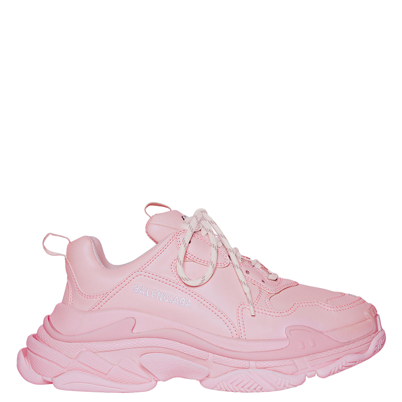 巴黎世家triples, Balenciaga | Balenciaga/巴黎世家 22年早春新款 TRIPLE S系列 女士粉色科技材质运动鞋商品图片 7.5折, 包邮包税