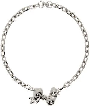 Mondo Mondo | Silver Bow Choker,商家SSENSE,价格¥2713