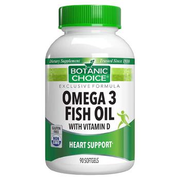 商品Omega 3 Fish Oil with Vitamin D Softgels图片